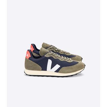 Women's Veja RIO BRANCO ALVEOMESH Running Shoes Olive | SG 422UZG